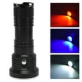 thumbnail image 4 of Diving Torch, IP68 Aluminum Alloy Barrel 10000LM LED Flashlight 5 Modes  For Underwater For Fishing, 4 of 8
