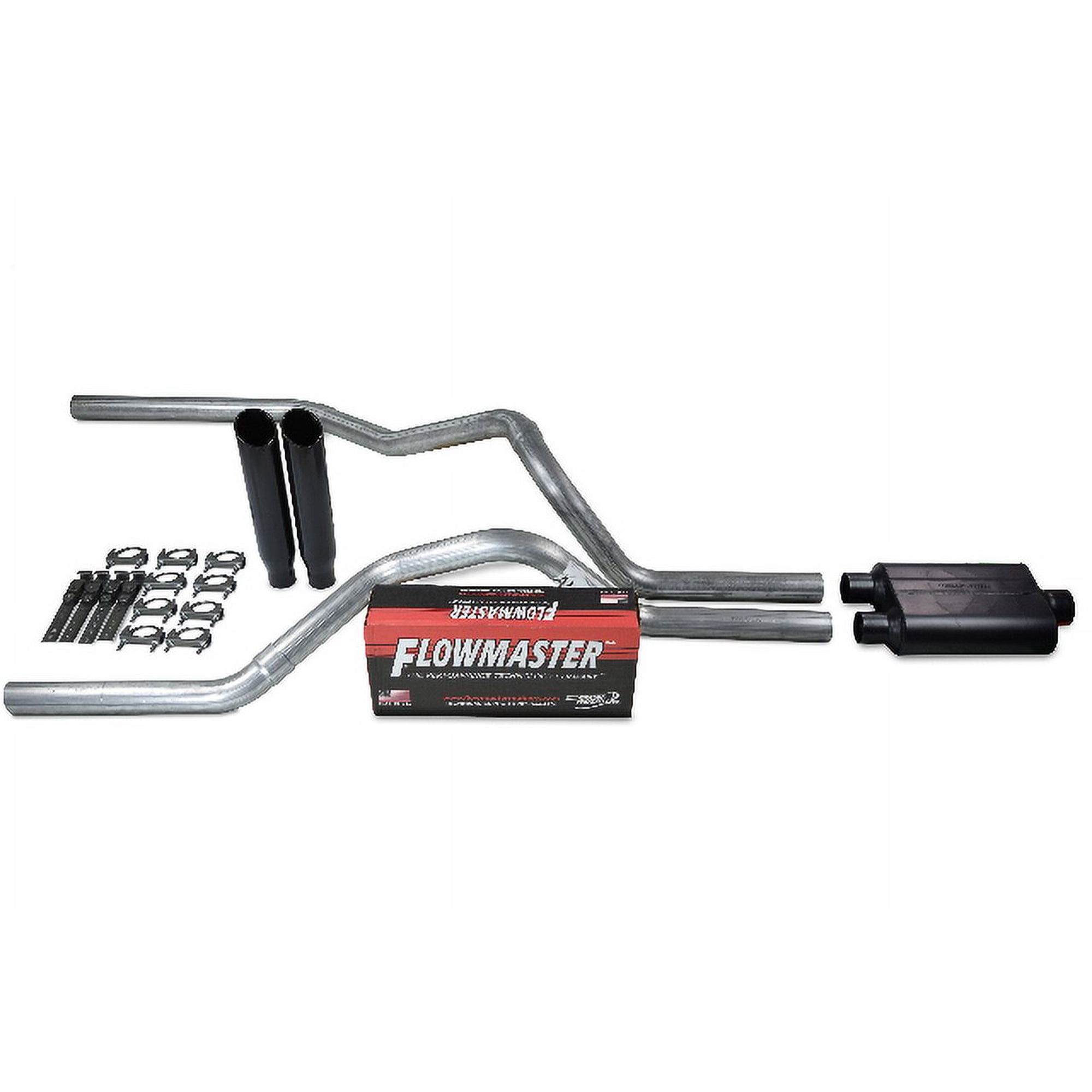 For 99-08 Chevy Silverado GMC Sierra Truck Dual Exhaust Flowmaster Super 44 BCT