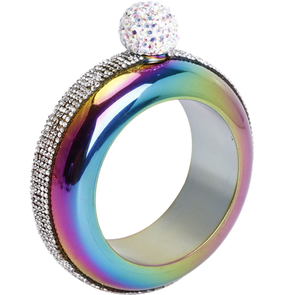 10Pcs Bracelet Flask Bangle Hip with Funnel Creative Stainless Steel