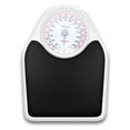 thumbnail image 1 of Doctor Style Mechanical Bathroom Scales – Retro White + Black Accurate Weighing, 1 of 5
