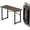 Black Oak, variant on Lutown Teen Folding Computer Desk - 32 inch, Writing & Gaming, Small Space Office Desk, Black, No Assembly Required