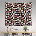 thumbnail image 2 of Yiaed Rainbow Flowers Print Tapestry for Bedroom,Tapestry Wall Tapestries, Tapestry Aesthetic for Living Room Dorm Room 51" X 60", 2 of 6