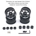 thumbnail image 2 of Remote Control Model Car Metal Wheel Hub Simulated Replace Wheels Rim Assembly Replacement for WLtoys A949 A959 A969 A979, 2 of 7