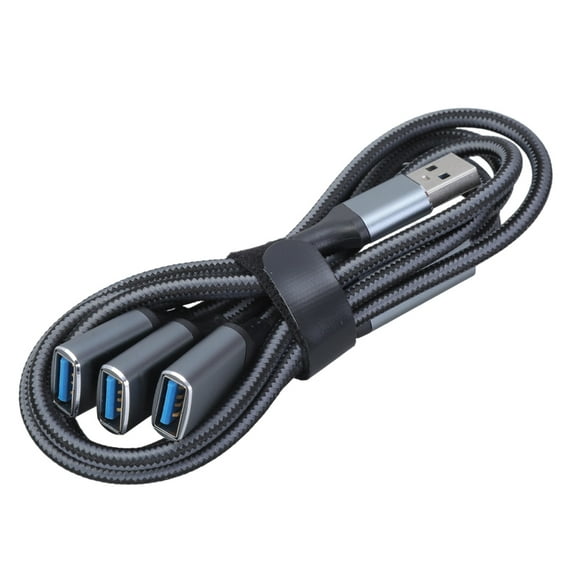 USB Splitter Y Cable USB Male to 3 Female USB2.0 Converters Multiple USB Port Expander Cable Multiport Split Adapter