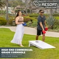 thumbnail image 2 of GoSports 4 x 2 ft Resort Collection All Weather Cornhole Board Set - Regulation Size - White DIY, 2 of 6