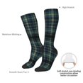 thumbnail image 5 of Women's Knee High Socks Watch Plaid Outdoor Casual Tube Socks, 5 of 7