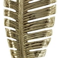 thumbnail image 5 of 9" x 30" Gold Aluminum Standing Single Leaf Sculpture with Black Marble Base, by CosmoLiving by Cosmopolitan, 5 of 10