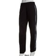thumbnail image 4 of Calvin Klein Performance Women's Eco Fleece Logo Stripe Joggers - Black, 4 of 8