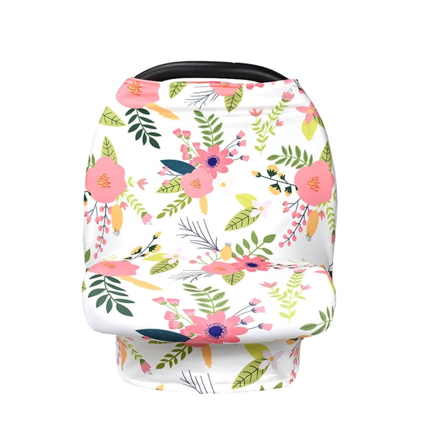 Funda para coche para bebé de 2 colores, resistente al viento, toalla de lactancia, funda para parabrisas, funda para coche 4 en 1, funda de lactancia