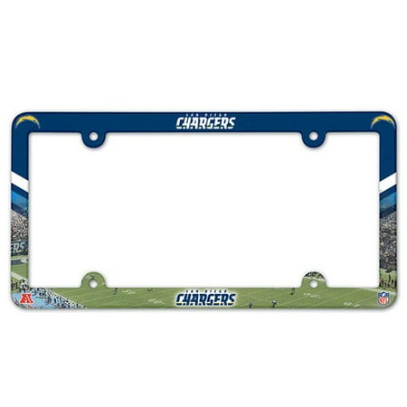 San Diego Chargers Full Color License Plate Frame