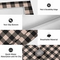 thumbnail image 6 of Black Plaid Outdoor Rug for Patio/Deck/Porch, Non-Slip Large Area Rug 5 x 8 Ft, Vintage Country Gray Buffalo Check Gingham Indoor Outdoor Rugs Washable Area Rugs, Reversible Camping Rug Carpet Runner, 6 of 8