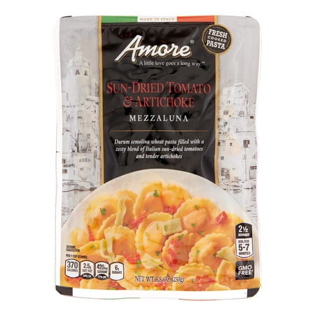 (6 pack) (6 Pack) Amore Sun Dried Tomato And Artichoke Mezzaluna (6x8.8 OZ )