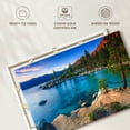 thumbnail image 6 of Elephant Stock Lake Tahoe Sand Harbor Scene Wall Art - Horizontal Canvas Wall Art - Living Room Wall Decor - Nature Canvas - Blue And Beige Decor - 51" x 34", 6 of 8