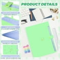 thumbnail image 2 of Expanding File Folder, 8 Pockets Accordion File Organizer, A4 Letter Size Paper Document Receipt Organizer Accordian Filing Folder for Classroom, Home, Office and Travel(Grass Green), 2 of 6