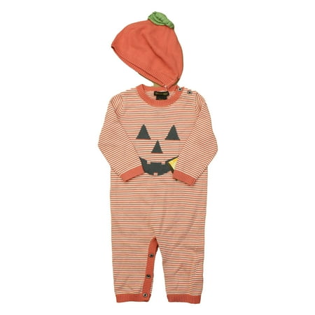 

Pre-owned Spooky Night Unisex Orange | Stripes Long Sleeve Outfit size: 3-6 Months