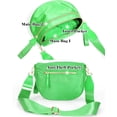 thumbnail image 4 of Kwuty Pure Colour Crossbody Bag Bum Bag for Women,Spacious Purse Fanny Packs Belt Bag,Oversized Bum Bag (Colour Bum Bag-Beige), 4 of 6