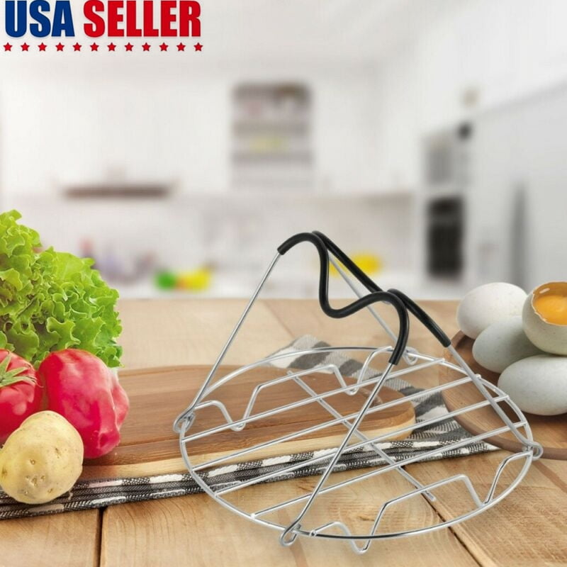 Steamer Rack Trivet  Compatible with Instant Pot with Heat Resistant Handles US 