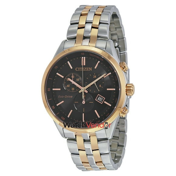Citizen Sapphire Collection Eco-drive Black Dial Men's Watch AT2146-59E