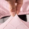 thumbnail image 4 of Pack of 2 Office Chair Multicolor Universal Cover Wear-resistant Washable Multicolor Simple Style Home Decor Chairs Sheath Cushion Backrest Cover Pink, 4 of 9