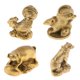 thumbnail image 1 of 4 Unids Fortuna Chino Zodiaco Ratón Animales Estatua Oficina en hogar Decoración Feng Shui perfecl Adorno de animales chinos, 1 of 8