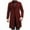 #044-Wine, variant on Yaoyar Mens Trench Coat Slim Fit Notched Collar Fall Winter Single Breasted Pea Coat Warm Soft Overcoat