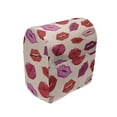 thumbnail image 1 of Kiss Stand Mixer Cover, Repetitive Woman Lips in Warm Toned Listicks, Kitchen Appliance Organizer Bag Cover with Pockets, 5 Quarts, Pale Rose and Multicolor, by Ambesonne, 1 of 4