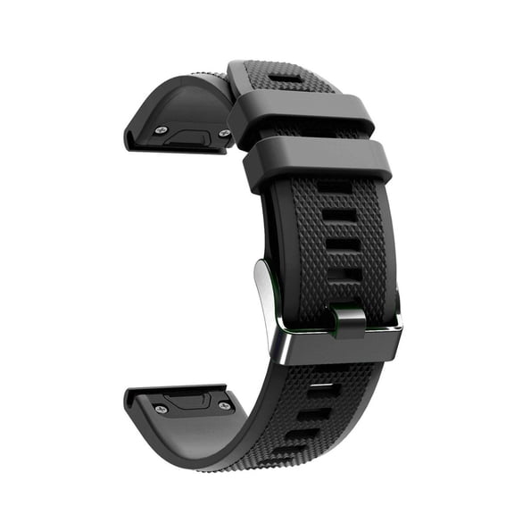 Latrodar Replacement TPU Soft Watch Strap For 5/5 Plus Smart Watch Eco-Friendly Material Black Home Stuff