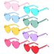 thumbnail image 1 of 8 pares de gafas de sol con forma de corazón, gafas de sol de fiesta novedosas, gafas de sol divertidas creativas, regalo Hippie, 1 of 5