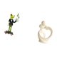 thumbnail image 5 of Figura de escritorio,Estatua de rana camarero,estante,escritorio,decoración del hogar,Estatua abstracta,Estatua de resina para decoración del hogar,escultura de pareja,Decoraciones de figuras, 5 of 8