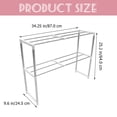 thumbnail image 7 of LOLIPPYY Stainless Steel Expandable Shoe Rack Shoe Shelf Storage Organizer for Closet Entryway, 7 of 7