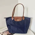 thumbnail image 2 of CHAO Longchamp Le Pliage Original Bolso Tote Mediano, Azul Marino, 2 of 5