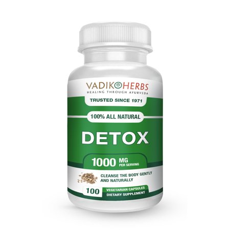 Detox by Vadik Herbs | All Natural Ayurvedic Supplement for Supporting Detox, Weight Loss | Increase Energy and Natural Liver Cleanser