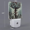 thumbnail image 2 of Xecao Zombie Flower Apocalypse for Night Light - a Wall-mounted LED Fixture with A Dusk-to-dawn Sensor, Ideal for Bedrooms, Bathrooms, Hallways, and Kitchens-UK, 2 of 7