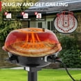 thumbnail image 7 of Zimtown Grill Electric Grill Outdoor Standing Barbeque Grill Adjustable Temperature Control for Patio Backyad Red, 7 of 7
