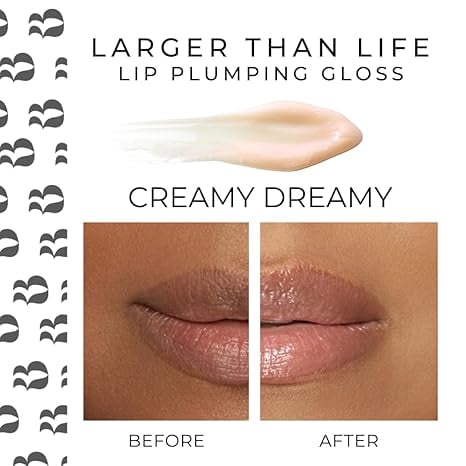 Rinna Beauty Lip Plumping Gloss – Creamy Dreamy High Shine Lip Gloss, Hydrating Vegan & Cruelty-Free