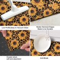 thumbnail image 3 of Black Leopard Sunflower Pattern Kitchen Rug Mat,Kitchen Runner Rugs Non Skid Washable,Decorative Kitchen Floor Mats for Kitchen,Sink,Laundry,17"X47", 3 of 5
