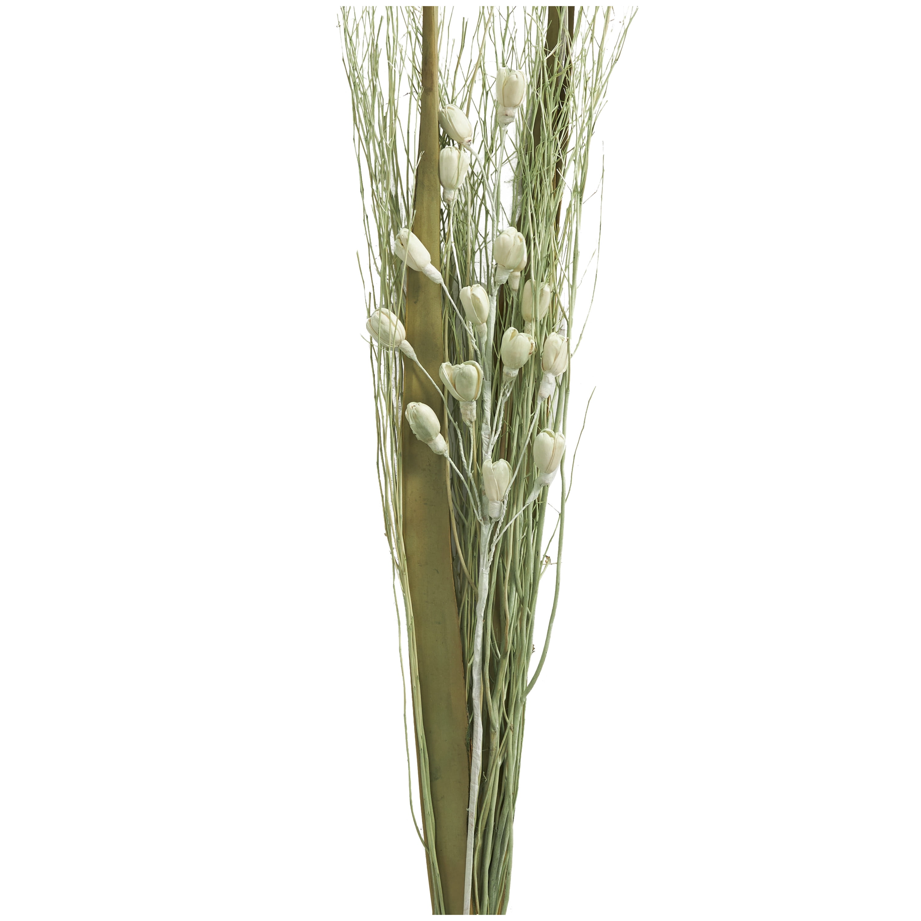 40" Handmade Tall Floral Bouquet Dried Plant Natural Foliage Branch Bouquet with Grass Stems, by DecMode