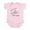 Petal Pink, variant on CafePress - Brooklyn Infant Bodysuit - Baby Light Bodysuit, Size Newborn - 24 Months