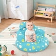 thumbnail image 3 of Inflatable Baby Seat for Babies 3 Months & Up, Inflatable Infant Chair for Sitting Support, Blow-Up Baby Seat with Air Pump, Travel Baby Chair, 3 of 5