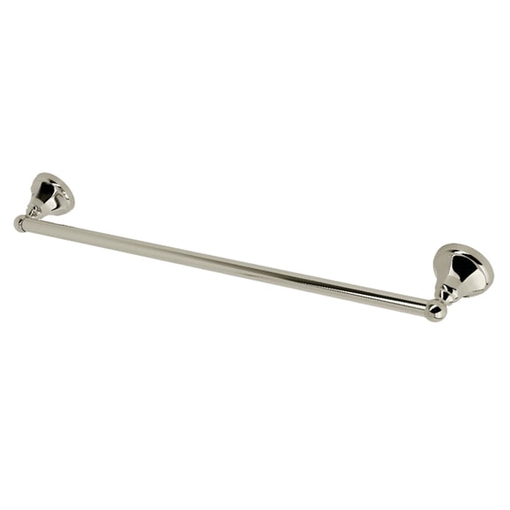 Kingston Brass BA4811PN Metropolitan 24" Single Towel Bar, Polished Nickel