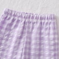 thumbnail image 5 of JUMEYU Fall Toddler Girl Outfit Toddler Baby Girl Clothes Fall Outfits Solid Long Sleeve Sweatshirt Tops + Pants Set 6 12 Months (Purple,6-12 Months), 5 of 7