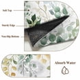 thumbnail image 6 of 5'x8' Area Rugs, Eucalyptus Leaf Indoor Outdoor Area Rug for Living Room Bedroom, Sage Green Botanical Floral Spring Washable Bathroom Rugs Kitchen Floor Carpet Mats Home Decor Aesthetic, 6 of 8