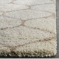 thumbnail image 6 of SAFAVIEH Hudson Arline Geometric Shag Runner Rug, Ivory/Beige, 2'3" x 12', 6 of 6