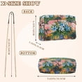 thumbnail image 4 of FORMRS Women Crossbody Purse with Chain Strap Vegan Leather Shoulder Handbag, Blue Flowers, 4 of 7