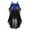 Blue, variant on Halloween Renaissance Goth Dress for Women Bell Sleeve Lace Up Costumes Steampunk Dresses High Low Medieval Clothes