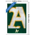 thumbnail image 3 of MLB Oakland Athletics - Logo 25 Wall Poster, 14.725" x 22.375" Framed, 3 of 5