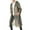 Gray, variant on Xfvqtps Adult Mens and Womens Raincoat with Hooded Long Colorful Edges Reusable Button Transparent Waterproof Cycling Hiking Rain Jackets EVA Rain Poncho Gray