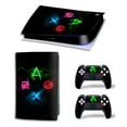 thumbnail image 4 of PS5 Digital Edition Skin Sticker Geometry Removable Cover PVC Vinyl for PS5 Console and 2 Controllers PS5Digital-7163, 4 of 5