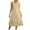 Beige, variant on Cavosen Dresses for Wedding V Neck Sleeveless Midi Evening Gowns Solid Tassel Ball Dress Elegant Wedding Guest Cocktail Party Dress