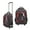 Black, Red & Gray, variant on Minecraft Rolling 16" Backpack with Adjustable Handle
